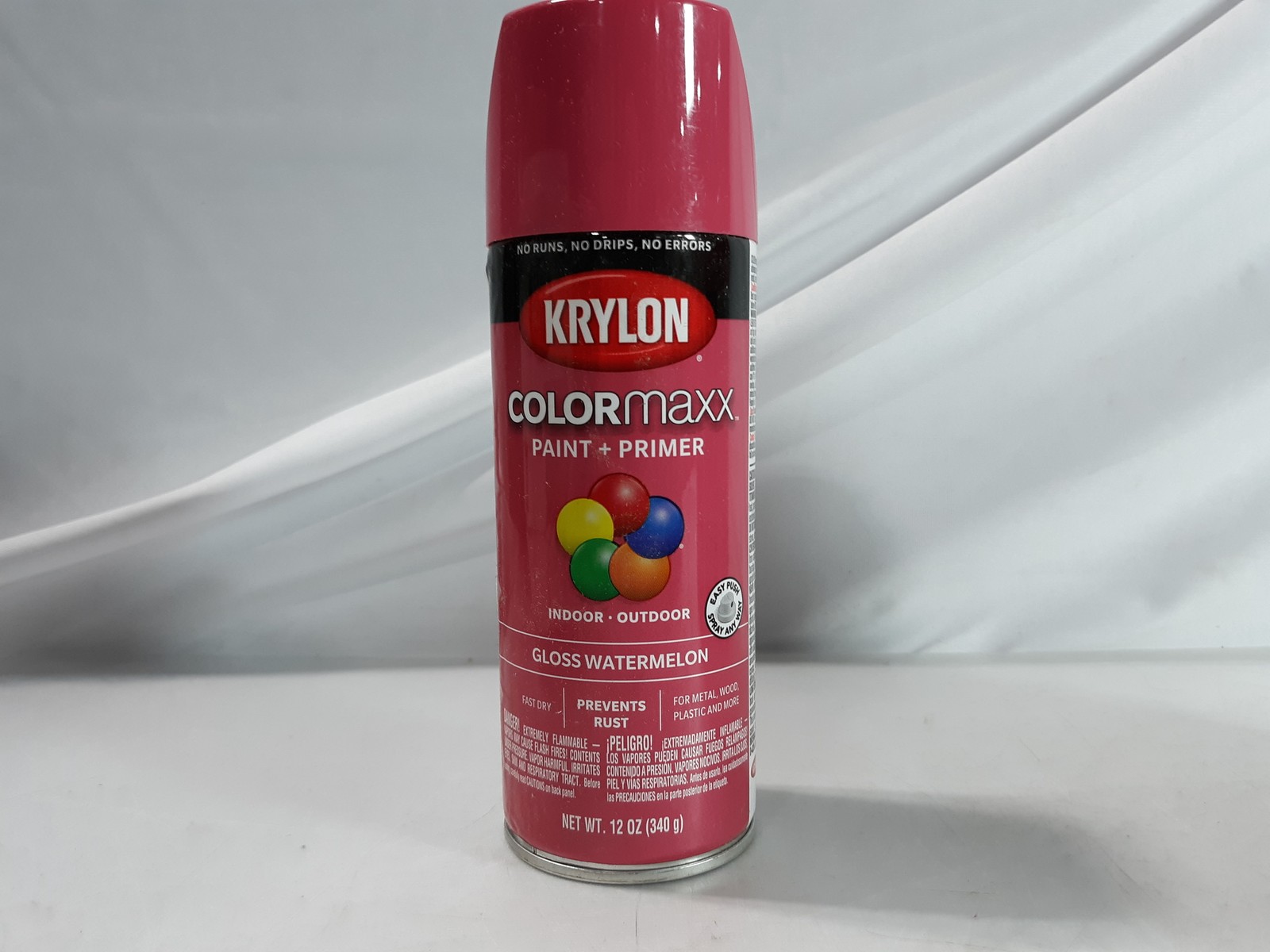 Krylon ColorMaxx Gloss Watermelon Paint + Primer Spray Paint – Lot of 6
