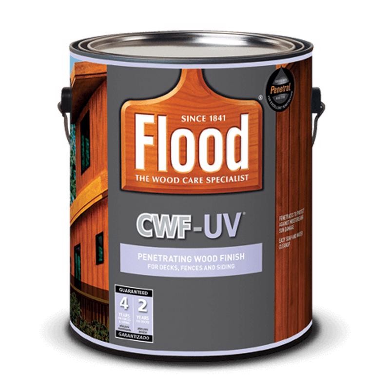 Flood CWF-UV Transparent Smooth Honey Gold Water-Based Acrylic/Oil 1gal (4-pack)