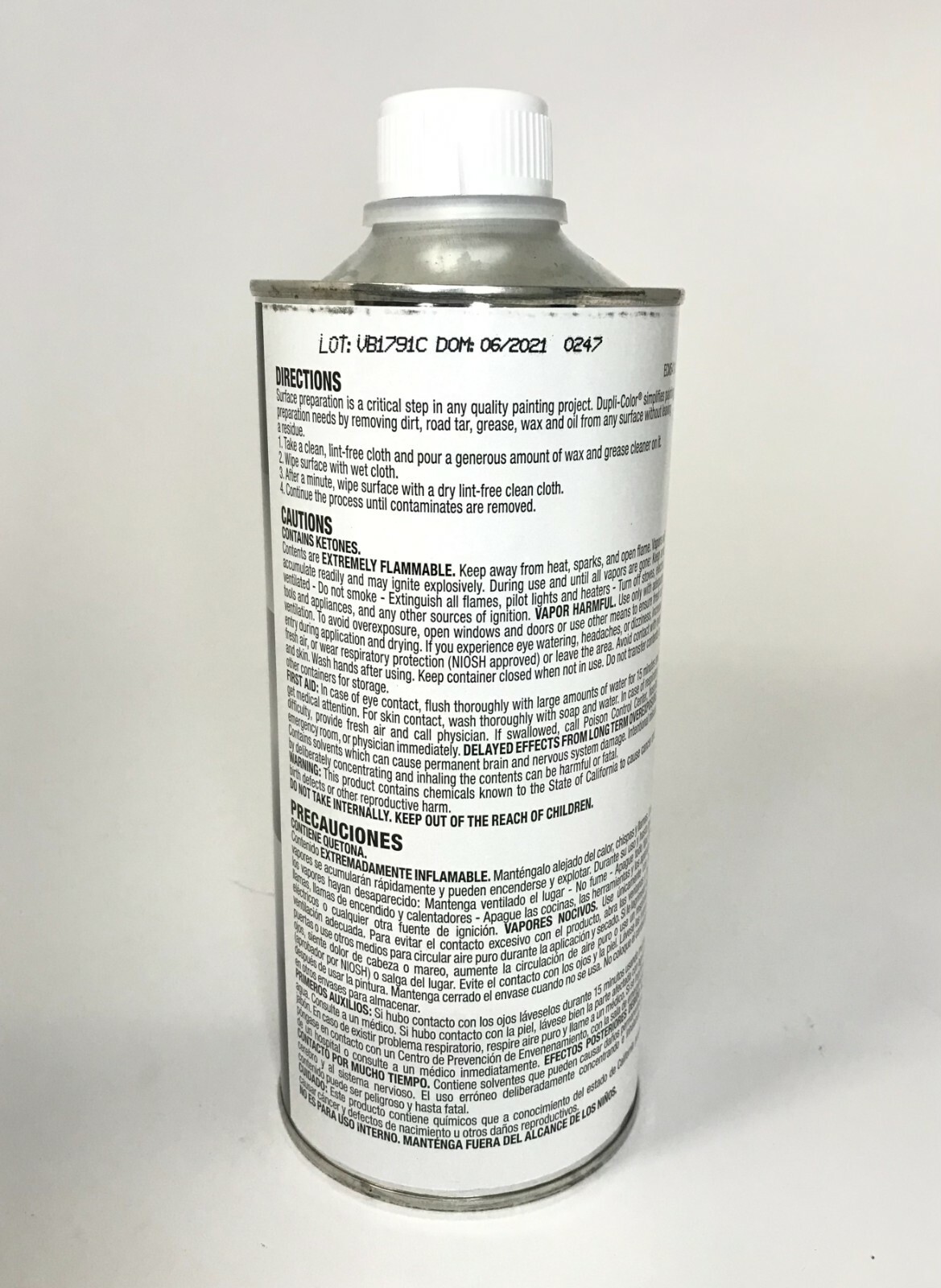 DUPLICOLOR CM541-3 PACK Premium Cleaner Series Grease and Wax Remover -1 quart