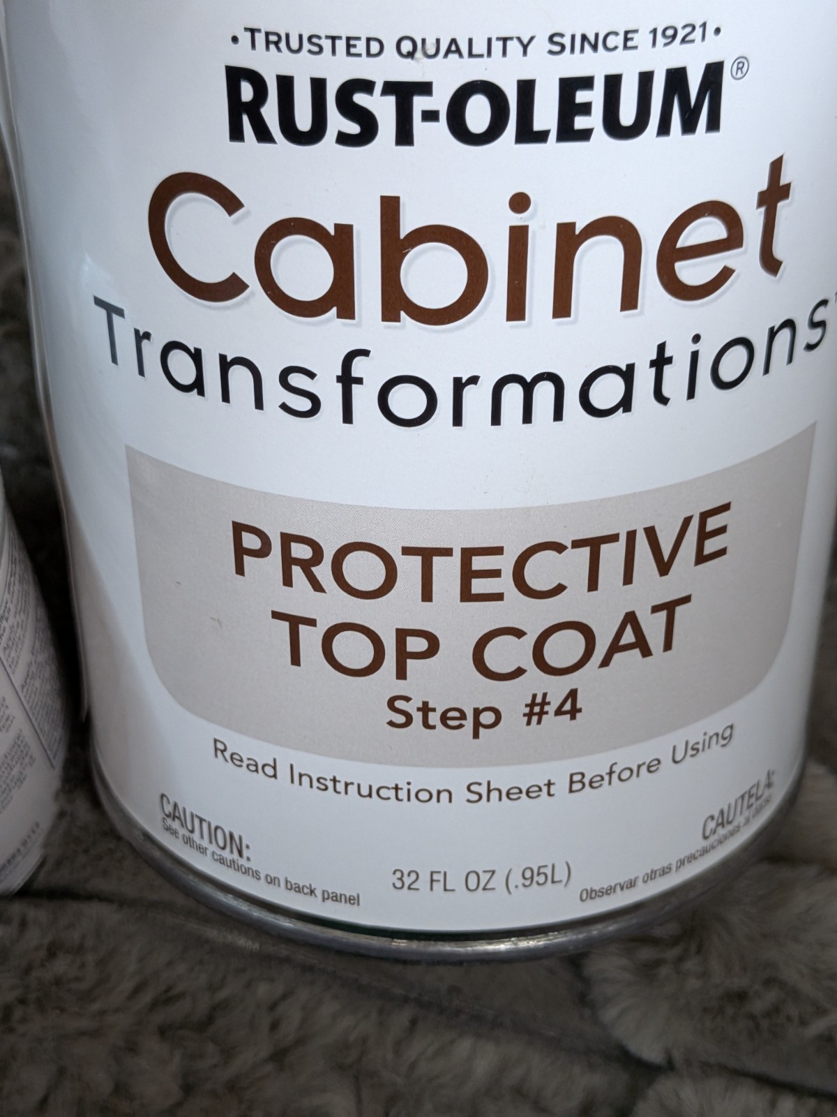 Cabinet Stain Kit DARK Rustic Rust-Oleum Transformations Coating Kit 258240