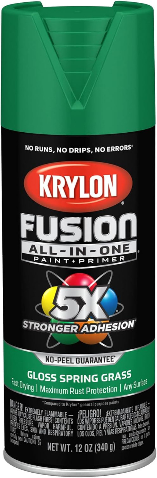 K02724007 Fusion All-In-One Spray Paint for Indoor/Outdoor Use, Gloss