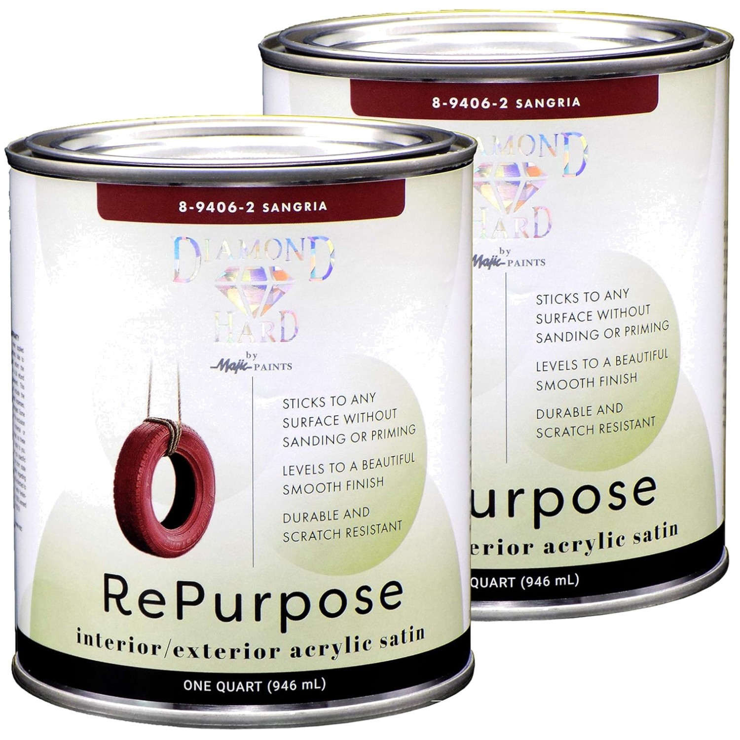 Majic Paints Sangria Red Interior/Exterior Satin