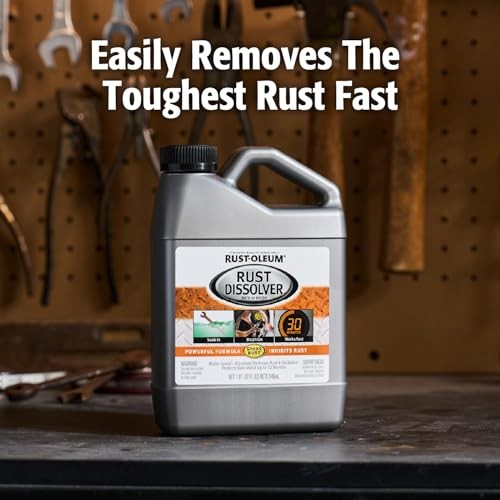 Rust Dissolver Soak & Bath | Heavy-Duty Corrosion 32 Fl Oz (Pack of 1) Liquid