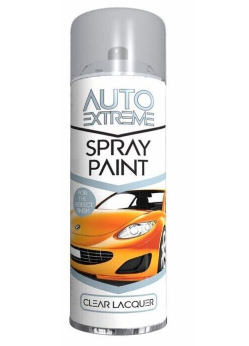 CLEAR LACQUER AEROSOL SPRAY PAINT 250ML FOR AUTO CAR VAN BIKE RESTORE METAL NEW