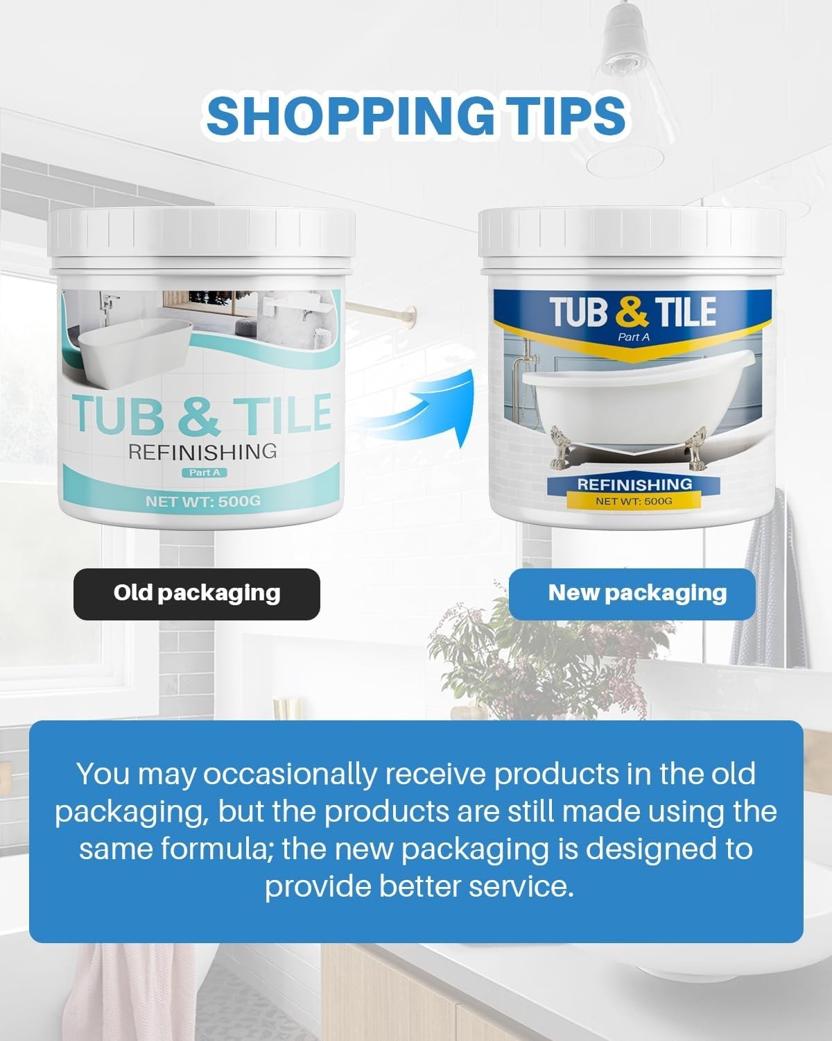 Tub and Tile Paint Refinishing Kit, 17.6oz Bathtub Refinishing Kit White with…