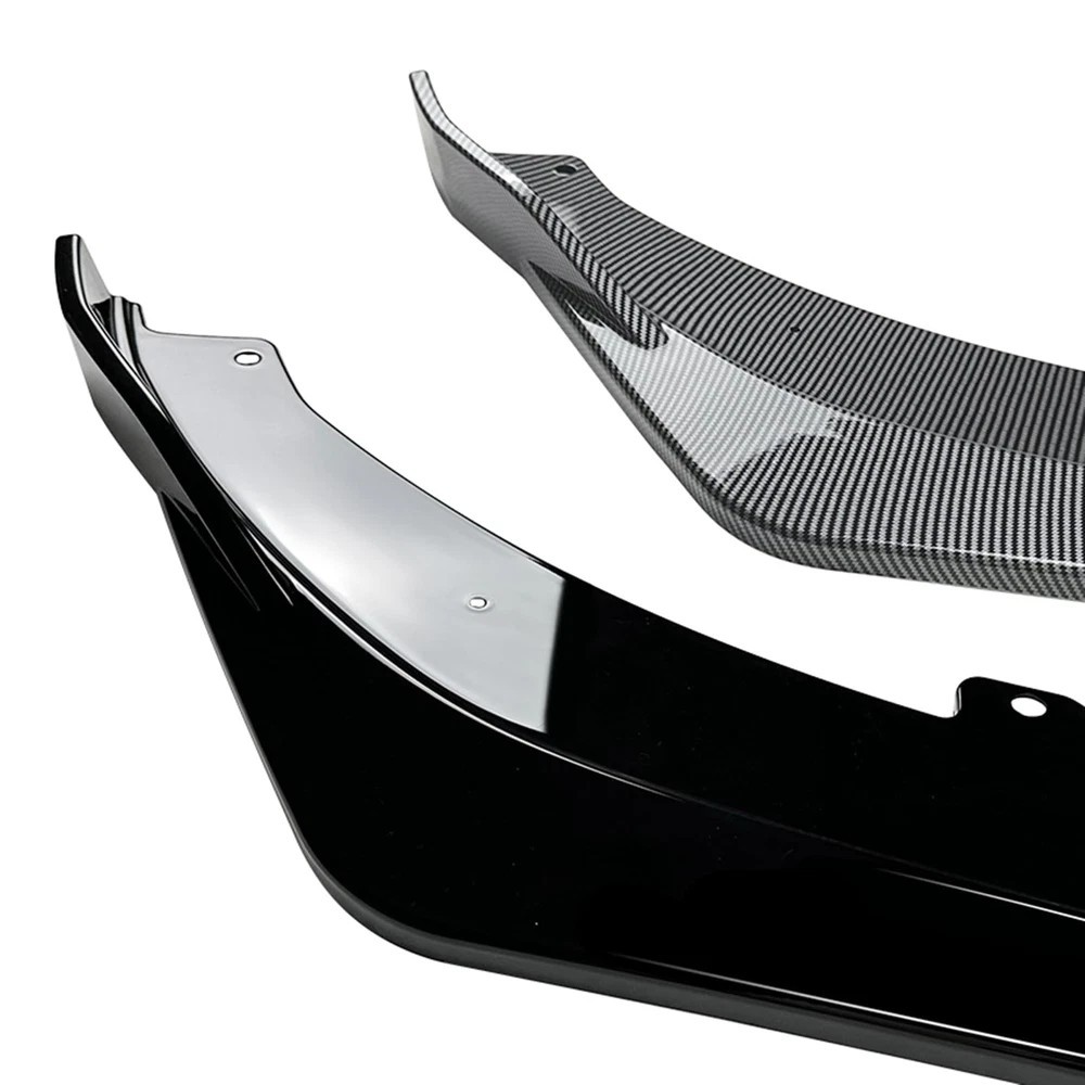 Car Front Spoiler Lip Kit Splitter for Kia Stinger GT 2018-2024 Black