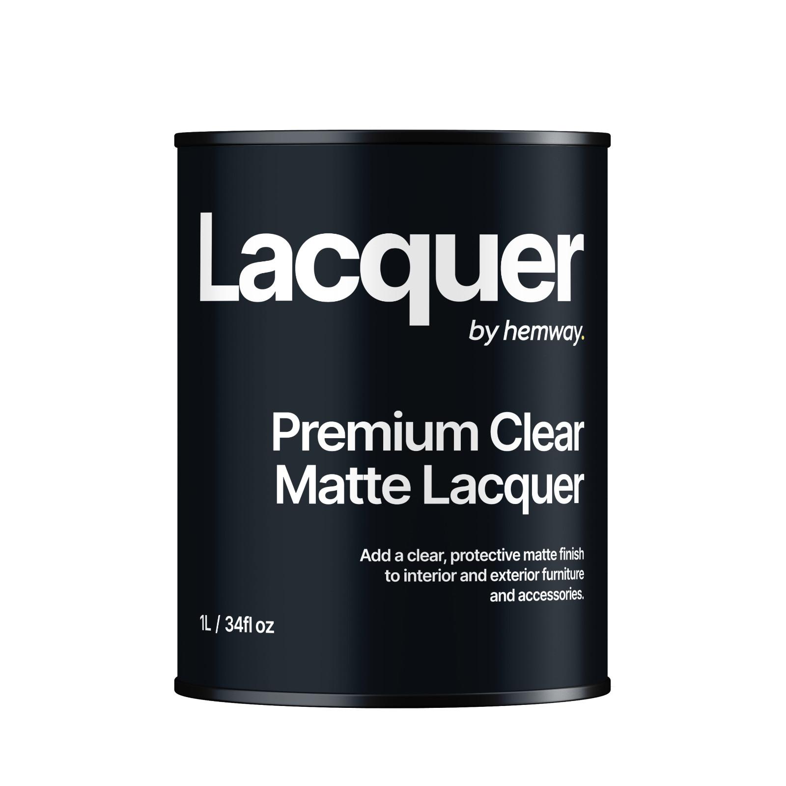 Hemway Clear Matt Satin Varnish Lacquer Wood Metal Glaze Protection Paint