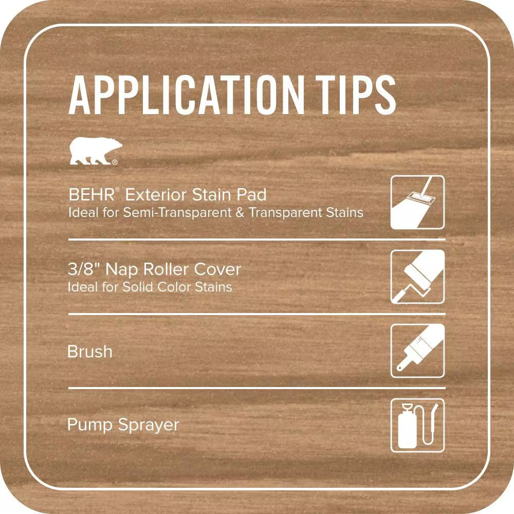 1 Gal. Clear Transparent Waterproofing Exterior Wood Finish