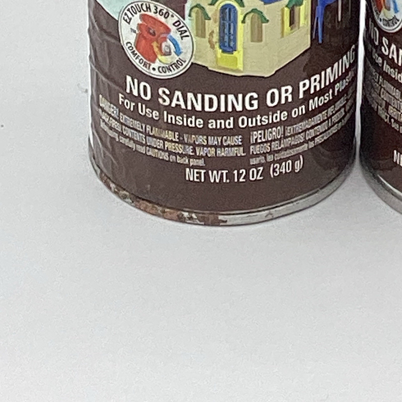 Krylon Fusion For Plastic Espresso (2 can) Read Description