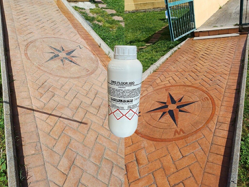 DWS FLOOR Professional Clear Resin for Concrete & Dustproof Printing Glossy
