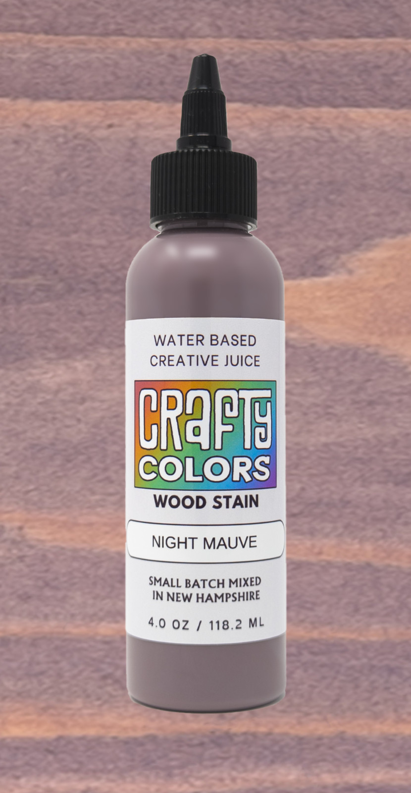 Mauve Taupe Wood Stain – Crafty Colors Vibrant Water Based Wood Stains