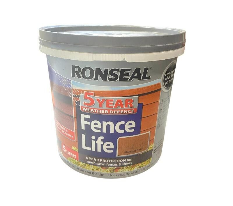 ONSEAL FENCE LIFE Harvest Gold 5 LT WATER IMPREGNATOR