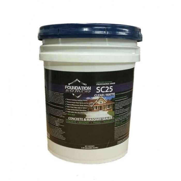 Armor SC25 Siliconate Water Repellent Concrete Sealer with Salt Guard