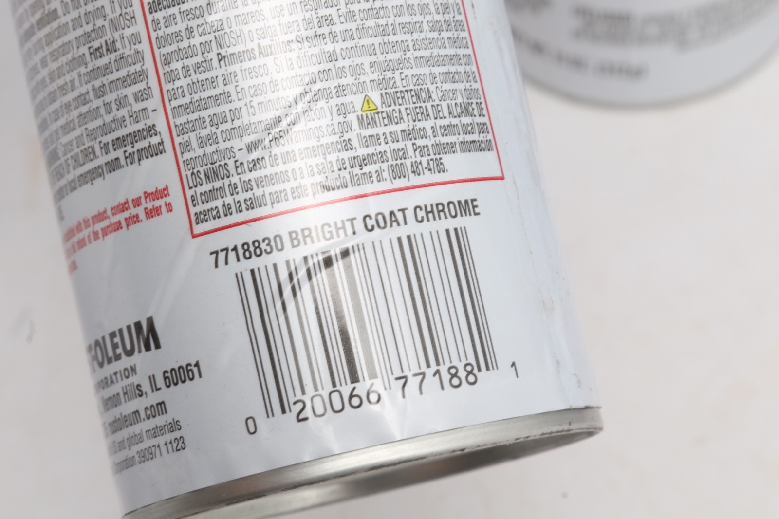 5 Rust-Oleum Metallic Finish Spray Paint 11 Oz Bright Coat Chrome 7718830