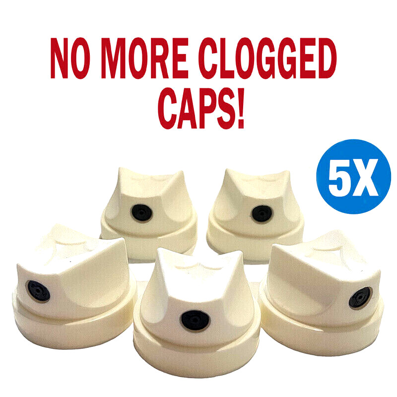 5 Spray Paint Caps for Rust-Oleum Undercoating Spray – Truck Bed Liner Spray