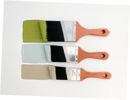 Chalk Style Paint Brush – Short-Handle Brush with Synthetic Angled Bristles 2″
