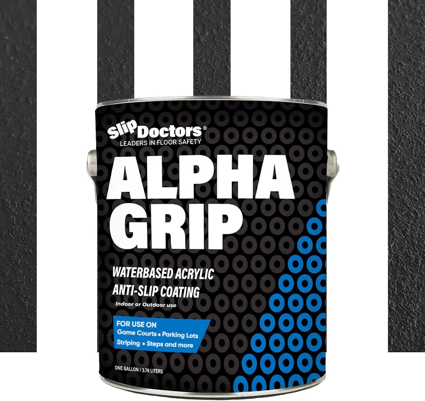 Alpha Grip Non-Slip Paint for Concrete & Asphalt – Non-Skid Coating Ideal for…