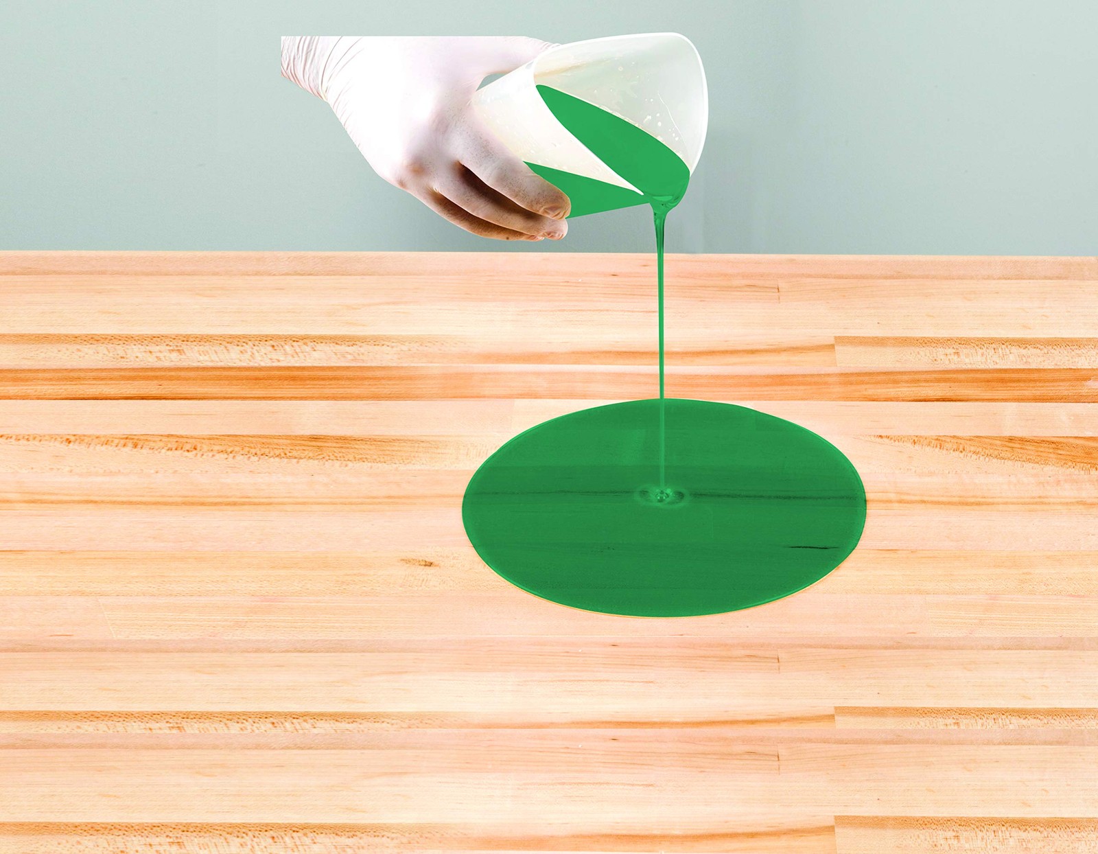 369293 Super Glaze Pour-On High Gloss Epoxy, Quart, Turquoise