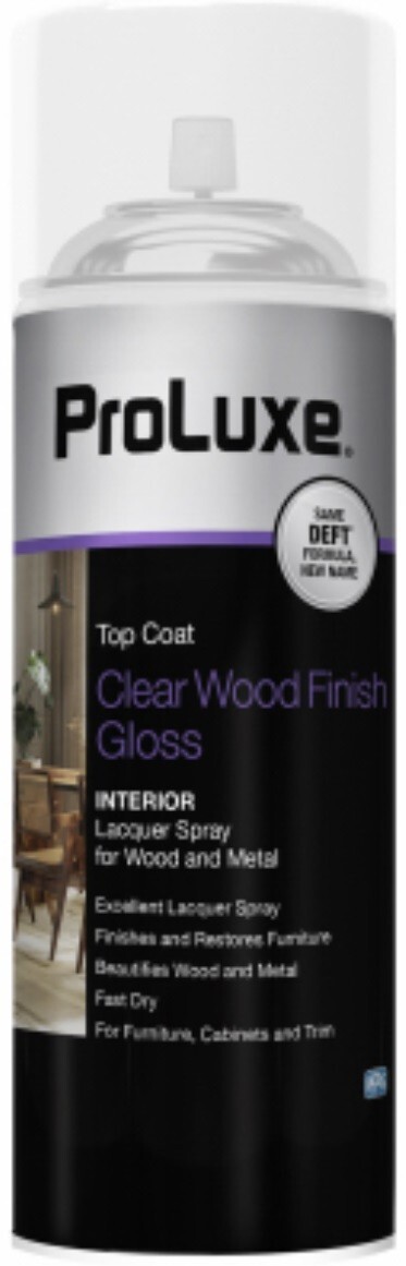 ProLuxe PLX010S/54 12.25 oz Clear Gloss Wood Finish Spray Aerosol – Pack of 6