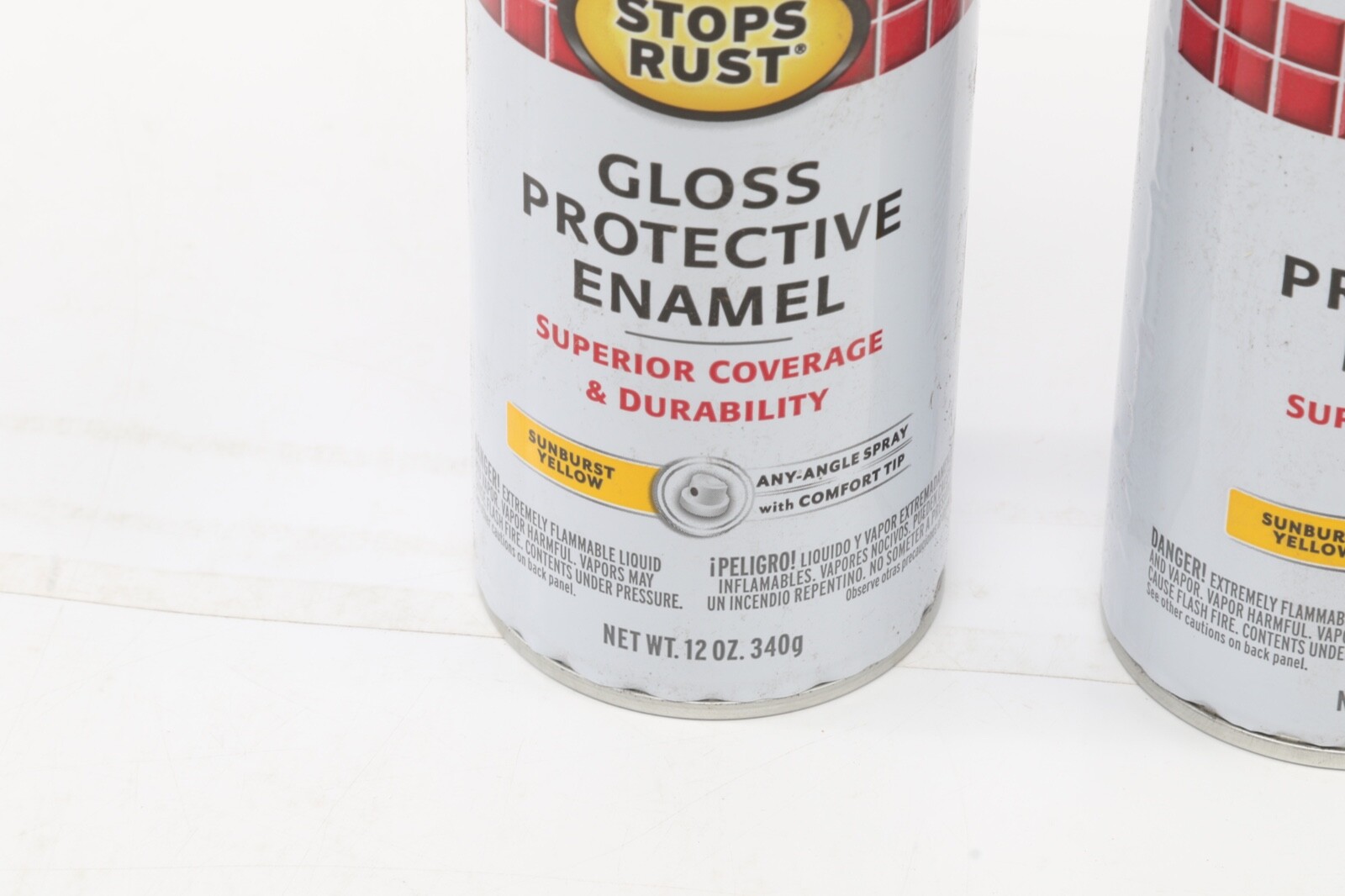 3 Rust-Oleum Stops Rust 12 Oz Sunburst Yellow Anti-Rust Spray Paint 7747-830
