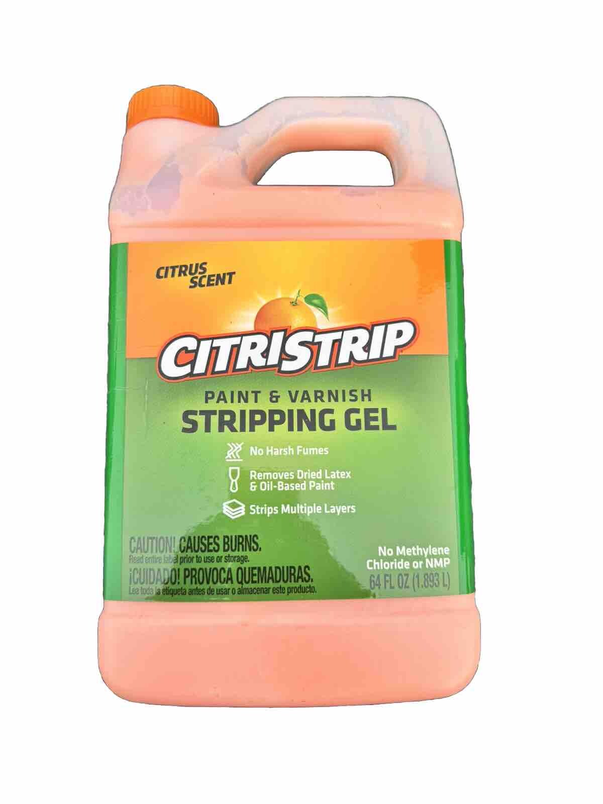 Citristrip Safer 1/2 GAL Paint/Varnish STRIPPING GEL Citrus Remove Epoxy HCSG803