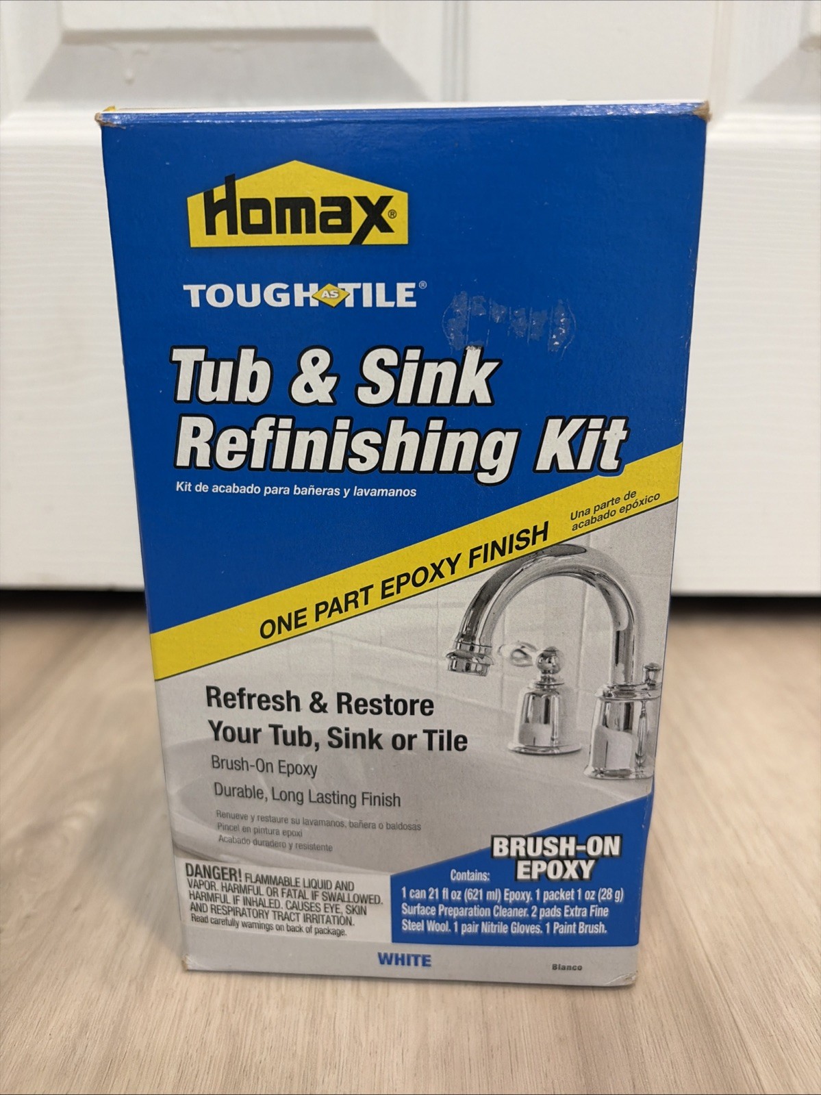 Homax Tough as Tile 26 oz. Brush on Tub Sink and Tile Refinishing Kit BRAND NEW