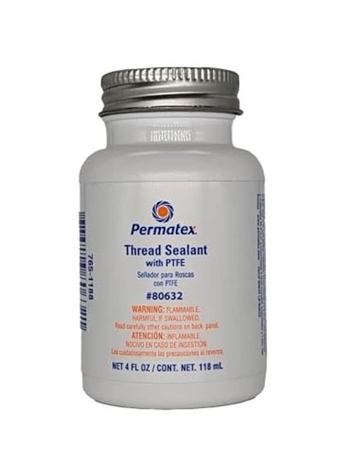 80632 Thread Sealant with PTFE, 4 oz., Cream 4 Fl. Oz.