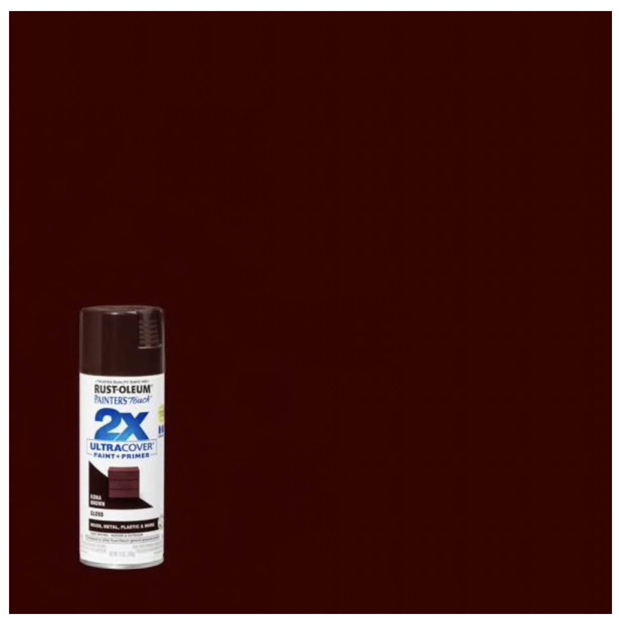 Rust-Oleum Painter’s Touch 2X Gloss Kona Brown General Purpose Spray Paint 12Oz.