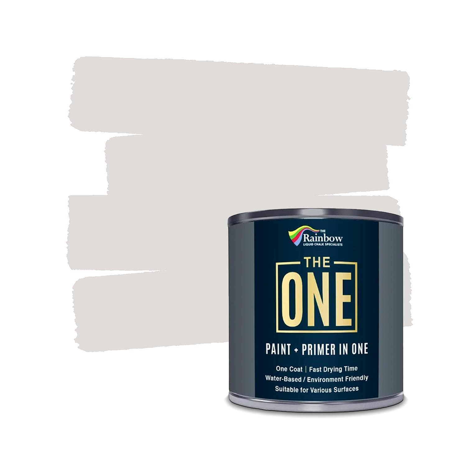 AllInOne Paint & Primer Clay Satin, 8.5 Fl Oz/250ml | 1 Coat Formula | Easy …