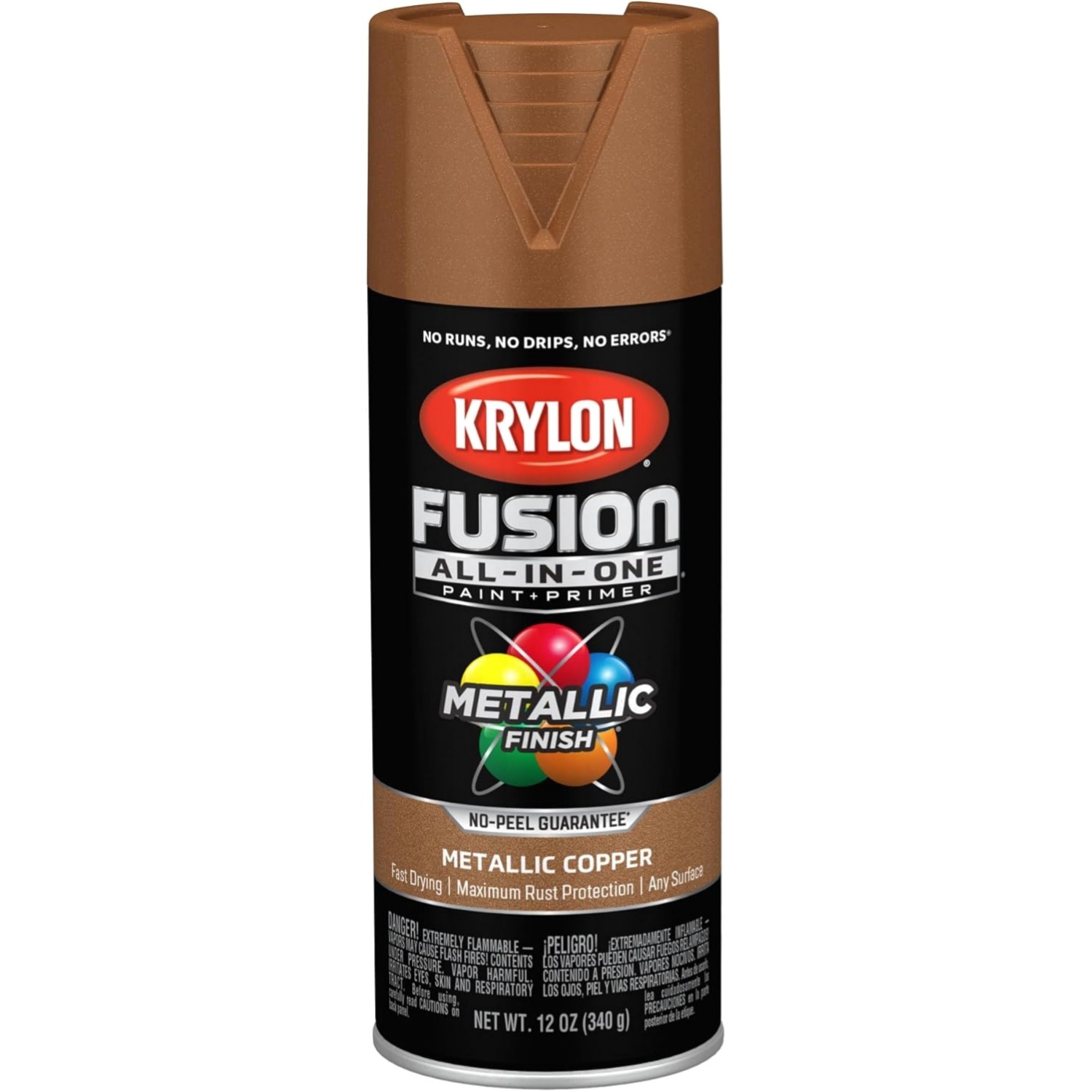 12 oz Fusion Indoor/Outdoor Copper Spray Paint – Durable & Quick-Dry Solution