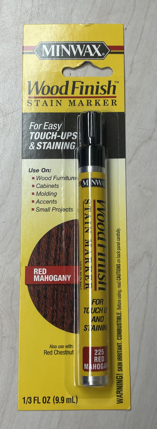 RED MAHOGANY Minwax Wood Finish Stain Marker – For Easy Touch Ups & Staining