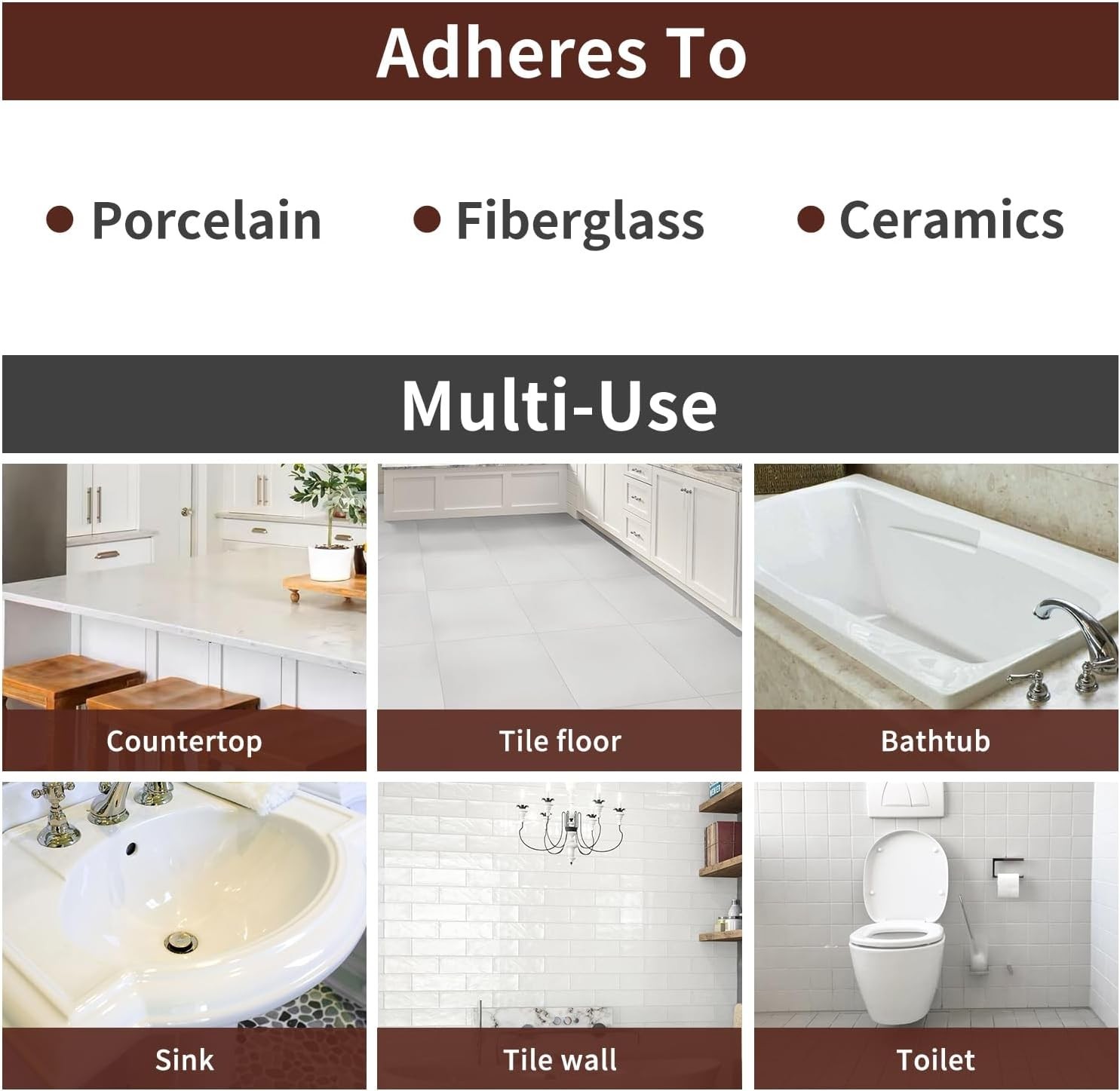 Tile Spray Paint, White Ceramic Porcelain Fiberglass Tub and Tile Refinishing