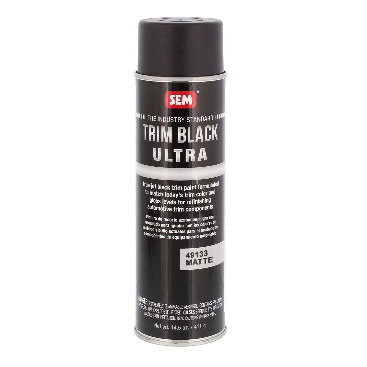 True Jet Black Trim Paint 14.5Oz Oem Recommended Smooth Finish For Various Su…