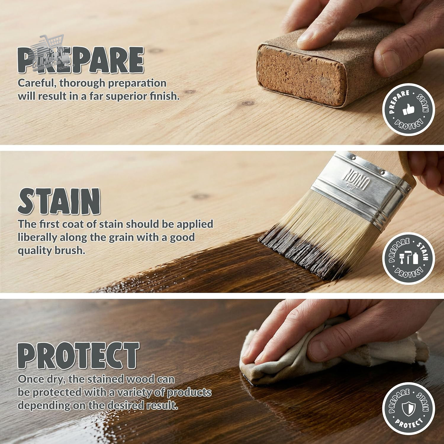 Littlefairs Matte 2.5L Iron Biting Interior Grey Water Base Wood Dye