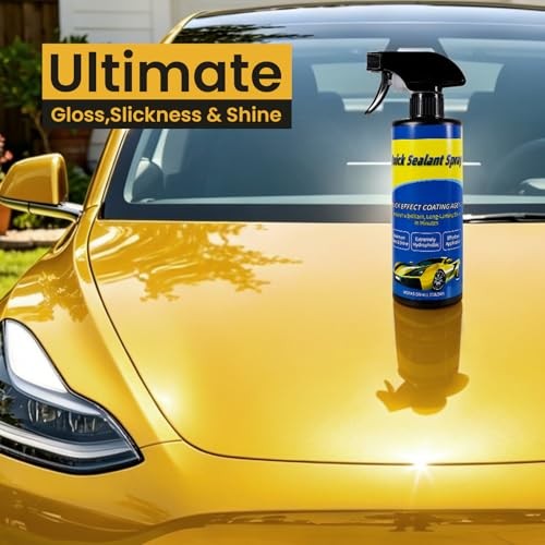 2 Pcs Ceramic Coating for Cars: Quick Effect Coating 16.9 Fl Oz (Pack of 2)