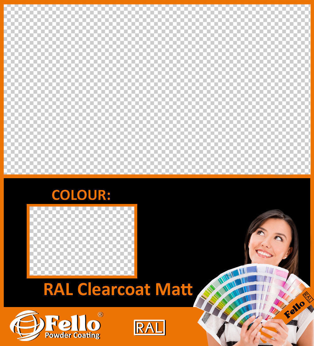 FELLO powder coating – colorless transparent paint matt 5kg polyester