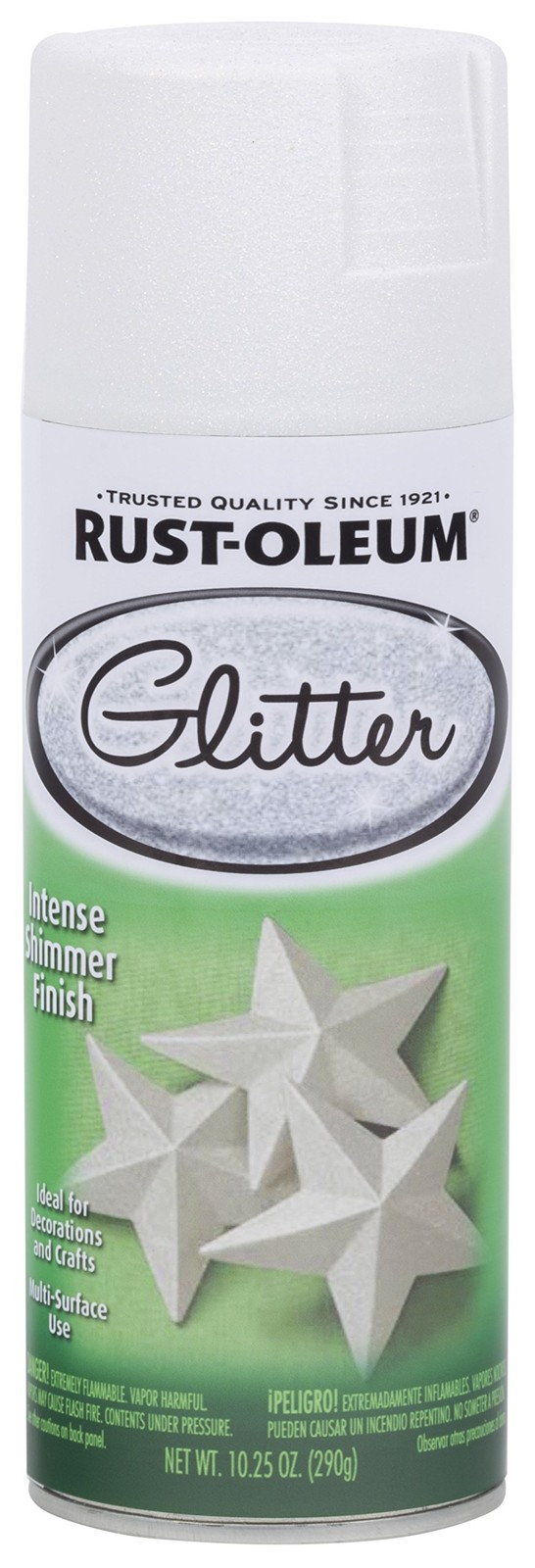 Rust Oleum Specialty Glitter Spray Pearl White 10.25 Ounce Craft Paint