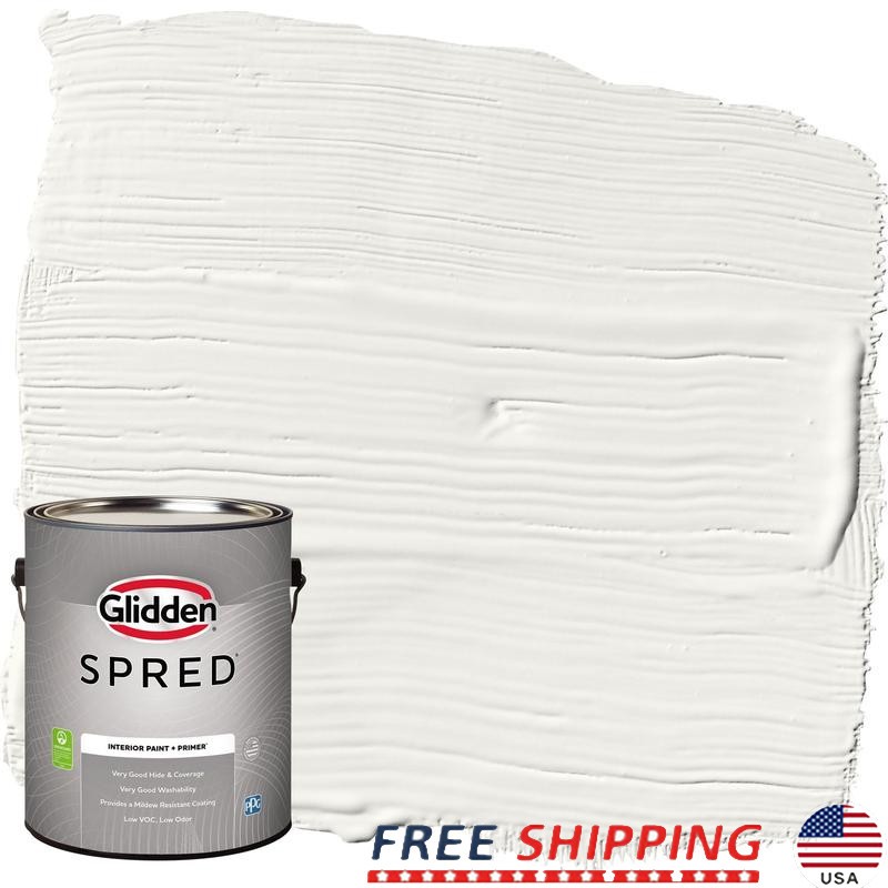 Interior Wall Paint Low VOC Washable Mildew Resistant Liquid Paint Primer 1 Gal