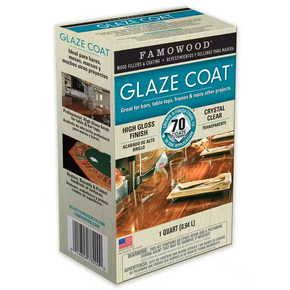 1 Qt. Glaze Coat Clear Epoxy Kit