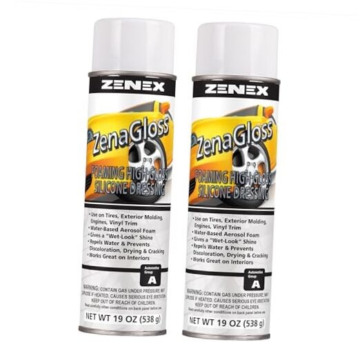 ZenaGloss – Foaming High Gloss Protectant | Water-Based Plastic, Rubber & 2