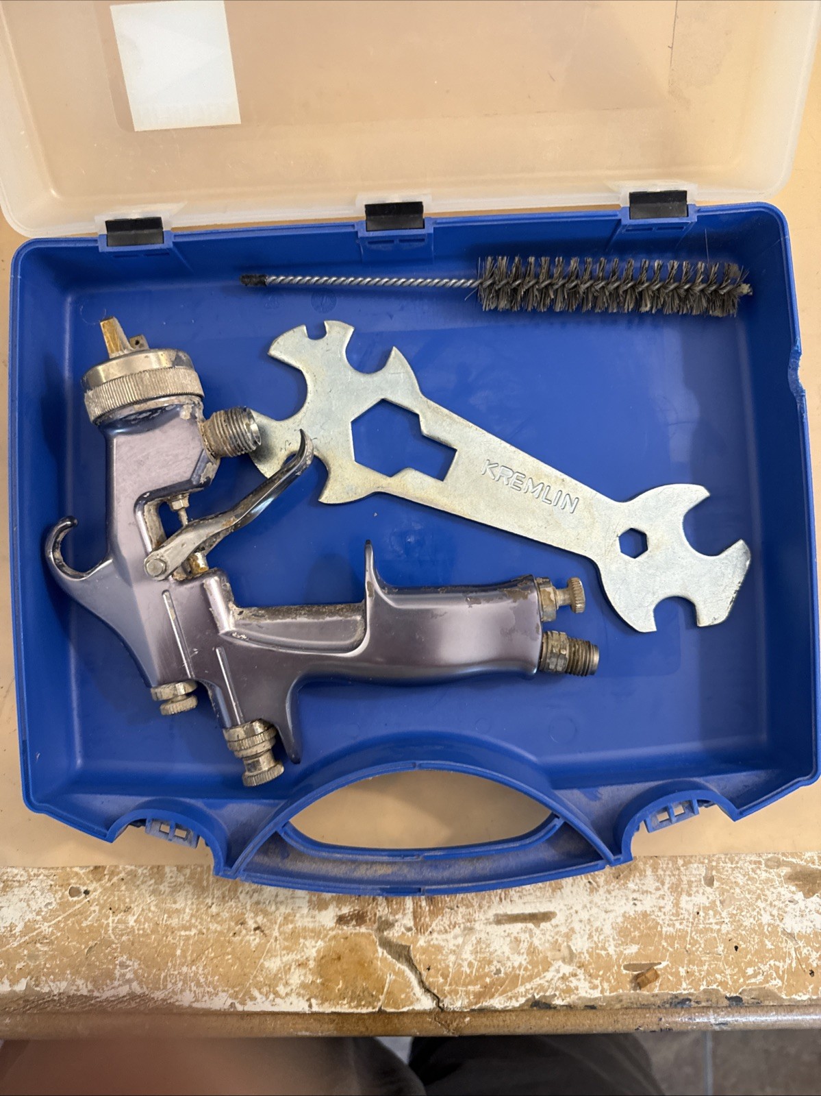 Kremlin Pressure HTI 6 Bar 87 PSU Air Spray Gun HVLP E3 Nozzle