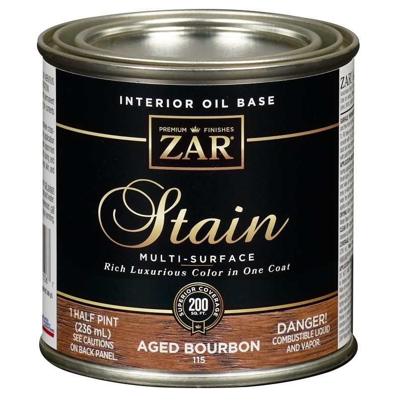 ZAR 11506 Wood Stain, Modern Walnut, Liquid, 0.5 pt, Can