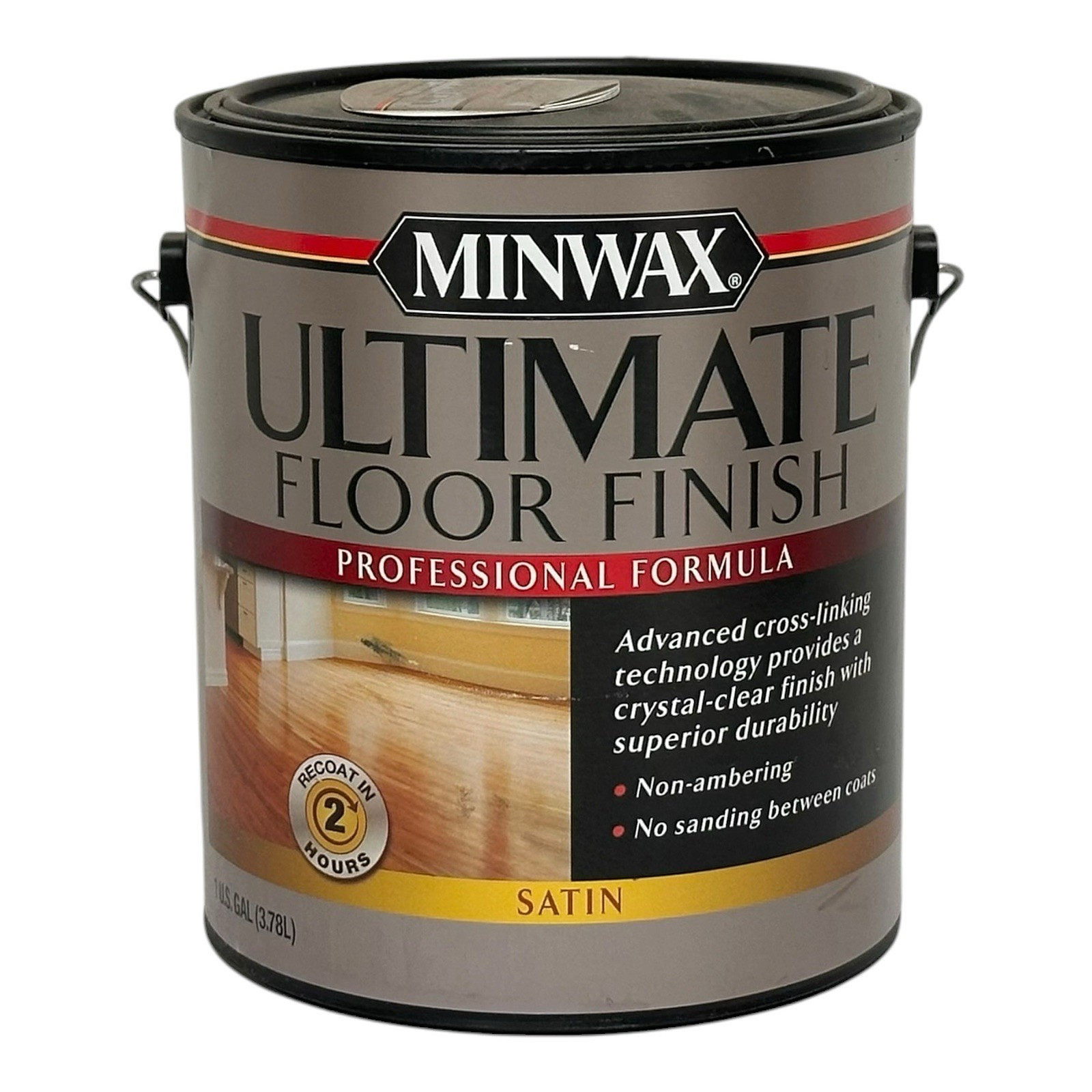 MINWAX ULTIMATE FLOOR FINISH PROFESSIONAL FORMULA SATIN 1 GALLON