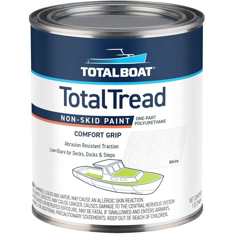 Non-Slip Marine Deck Paint Textured Finish Durable Traction Easy Apply 1-Part US