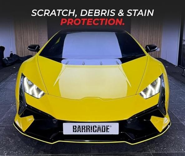 Barricade Premium 8 Year Paint Protection Film TPU () 12″ x 96″ Clear Gloss