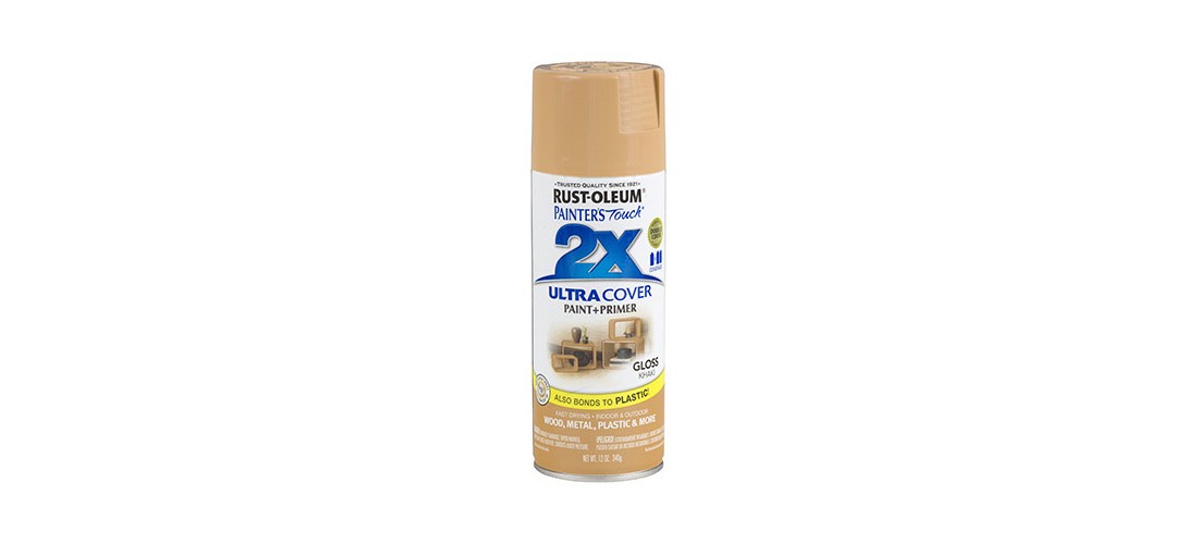 PAINTER’S Touch Gloss Spray Paint, Gloss, Khaki, 12 oz, Aerosol Can