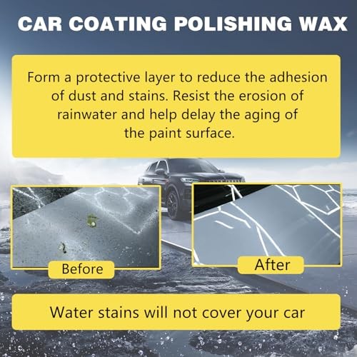 2PCS Titanium Ceramic Wax Cream, Strong Protection Car Coating Polishing Wax,