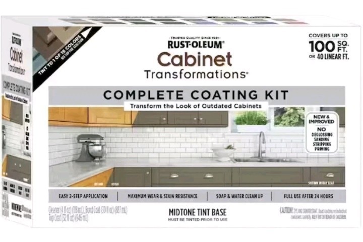 Rust-Oleum 374679 Cabinet Transformations System Coating Midtone Tint Base