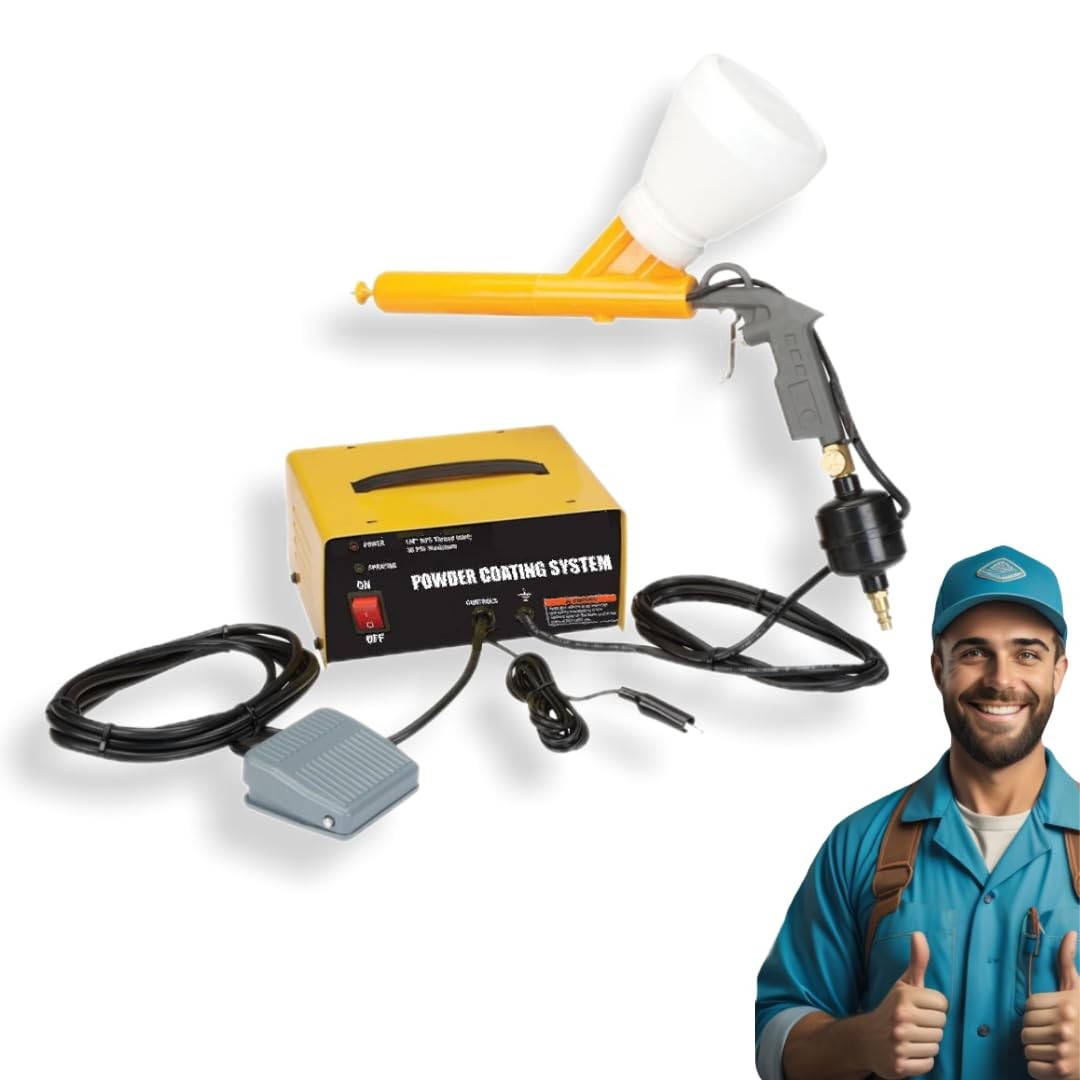 EZ to Use Pro Powder Coating Kit Compatible with Central Machinery Models