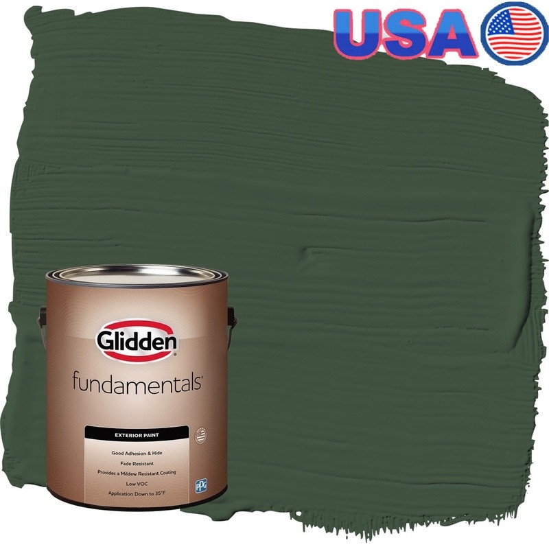 Exterior Paint Low VOC Mildew Resistant Good Adhesion Multi-Surface 1 Gal New
